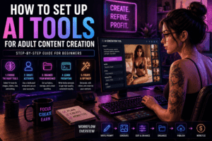 AI tools setup for content creation