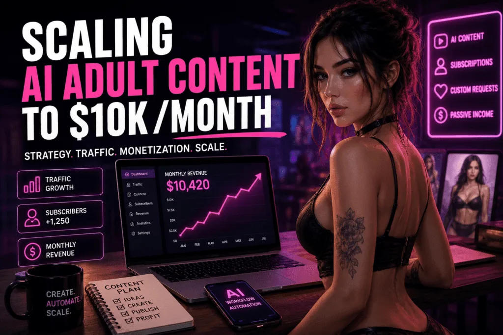 Scaling ai adult content to 10k month - ai porn