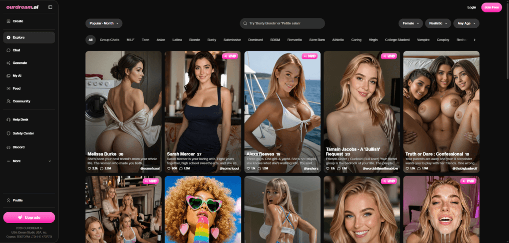 Ourdream ai review - ai porn